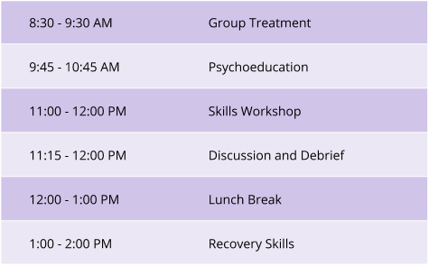program schedule
